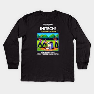 Initech! 80s Game Kids Long Sleeve T-Shirt